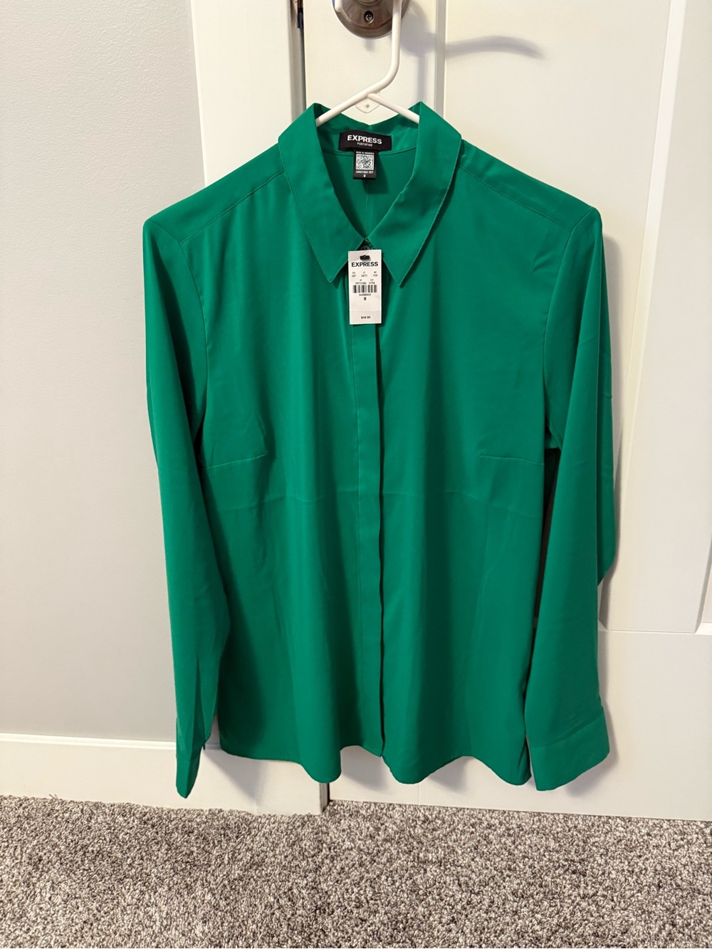 Express Emerald Button-Up Shirt